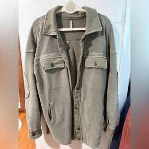 Free People Ruby Jacket Olive Green
